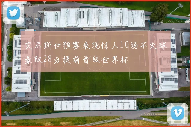 突尼斯世预赛表现惊人10场不失球豪取28分提前晋级世界杯