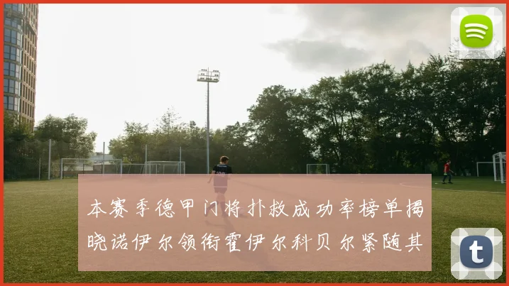 本赛季德甲门将扑救成功率榜单揭晓诺伊尔领衔霍伊尔科贝尔紧随其后